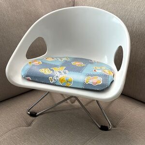 COSCO Child Booster Chair Seat Vintage Mid-Century Modern Kids MCM White